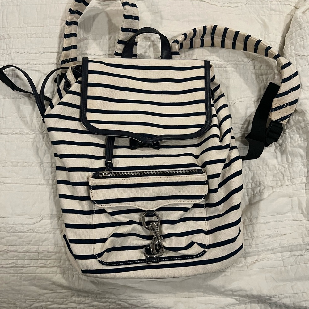 Rebecca Minkoff Striped Backpack